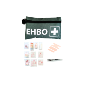 EHBO tasje + inhoud.