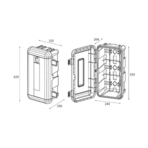 Alternative view of Brandblusserkast 9kg kunststof