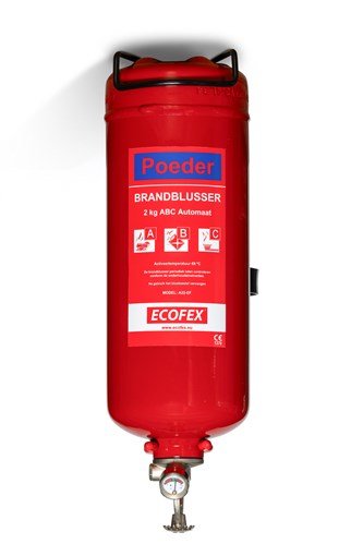 ECOFEX PA2-EF automatische poederblusser 2 kg A/B/C