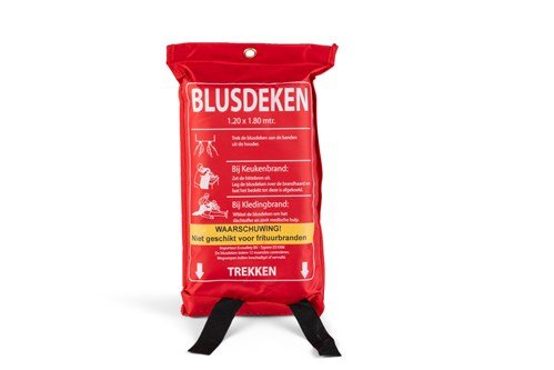 ES blusdeken 1.80 x 1.80 mtr in softbag