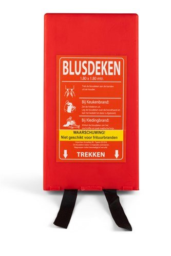 ES blusdeken 1.80 x 1.80 mtr in hardbox