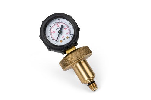 Manometer 0-25 bar brandblussers met buitendraad