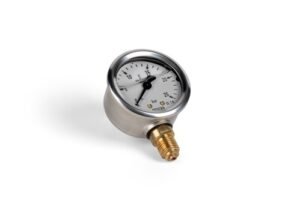 Manometer 50mm 0-25bar glycerine onderaansluiting