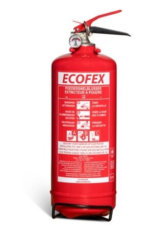 ECOFEX P2-EFB poederblusser 2 kg 13A/89B/C BENOR